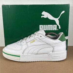 Puma Ca Pro Heritage Sneakers Shoes Casual White Green 375811-03 Mens Size 9